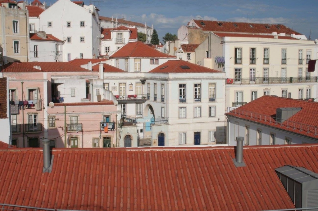 Lisbon rooftop view 